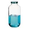 Cole-Parmer GLC-01287 Pre-Cleaned Square Wide-Mouth Bottle, Clear Glass, 60mL; 48/CS