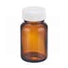 Cole-Parmer Wide-Mouth Packer Bottle, Amber Glass, 30mL (1 oz); 24/CS