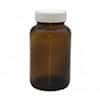 Cole-Parmer Wide-Mouth Packer Bottle, Type III Amber Glass (Soda-Lime), 125mL (4 oz); 24/CS