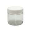 Cole-Parmer Straight-Sided Round Jar, Clear Glass, 60mL (2 oz ); 24/CS