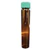 Cole-Parmer APC1555G Amber VOA Vials, 60 mL, Open-Top Green Septa Caps; 72/Cs