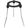 Cole-Parmer TRS5X8-S Tripod Bunsen Burner Stand, Cast Iron, 4 1/4" Ring, 9" Height