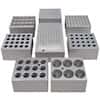 Cole-Parmer Heating Block, Single Wide, Aluminum, 20 x 12 mm dia Tubes