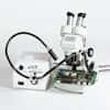 Cole-Parmer Microscopy Fiber Optic Illuminator w/Dual Gooseneck; 230 VAC