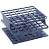 Cole-Parmer Durable Tube Rack, Half Size, POM, 13mm, 36-Place, Blue; 8/CS