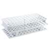 Cole-Parmer Durable Tube Rack, Full Size, POM, 16mm, 72-Place, White; 8/CS