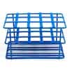 Cole-Parmer Coated Wire Tube Rack, 16-20mm/15mL, 3x5, Blue
