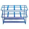 Cole-Parmer Coated Wire Tube Rack, 25-30mm/50mL, 2x4, Blue