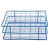 Cole-Parmer Coated Wire Tube Rack, 25-30mm/50mL, 6x8, Blue
