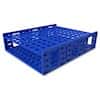 Cole-Parmer High-Capacity Tube Rack, 16 to 20 mm, Blue