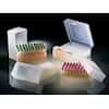 Polypropylene storage boxes with unattached lid for 50 (0.5 mL) tubes, 6/pack