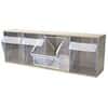 Tip-Out Bin System, 5-Bin Capacity; 23 5/8" x 6 1/2" x 5 1/4"