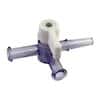 Cole-Parmer Disposable 3-Way Stopcock, PC, Female x Female x Male Slip; 100/Pk
