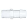 Cole-Parmer Threaded to Hose Barb Fitting, Straight Adapter, White Nylon, Cleanroom Packed, 1/2" NPT(M) x 3/8" ID; 10/Pk