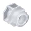 Cole-Parmer Luer to Plug Fitting, Straight Adapter, CrystalVu™, Cleanroom Packed, Large Bore Female Luer; 10/Pk