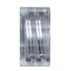 Cole-Parmer Luer to Plug Fitting, Straight Adapter, White Nylon, Cleanroom Packed, Large Bore Male Luer; 10/Pk