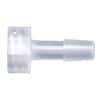 Cole-Parmer Luer to Hose Barb Fitting, Straight Adapter, Animal-Derivative-Free Polypropylene, Cleanroom Packed, Large Bore Male Luer x 1/4" ID; 10/Pk
