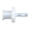 Cole-Parmer Luer to Hose Barb Fitting, Straight Adapter, Natural Nylon, Cleanroom Packed, Female Luer x 1/16" ID; 10/Pk