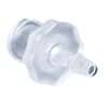 Cole-Parmer Luer to Hose Barb Fitting, Straight Adapter, Animal-Derivative-Free Polypropylene, Cleanroom Packed, Female Luer x 3/16" ID; 10/Pk