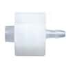 Cole-Parmer Luer to Hose Barb Fitting, Straight Adapter, Natural Nylon, Cleanroom Packed, Male Luer x 5/32" ID; 10/Pk