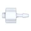 Cole-Parmer Luer to Hose Barb Fitting, Straight Adapter, White Nylon, Cleanroom Packed, Male Luer x 3/16" ID; 10/Pk