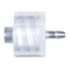 Cole-Parmer Luer to Hose Barb Fitting, Straight Adapter, Animal-Derivative-Free Polypropylene, Cleanroom Packed, Male Luer x 3/16" ID; 10/Pk