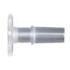 Cole-Parmer Luer to Plug Fitting, Straight Adapter, Natural Kynar®, Cleanroom Packed, Rotating Male Luer; 10/Pk