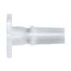 Cole-Parmer Luer to Plug Fitting, Straight Adapter, White Nylon, Cleanroom Packed, Male Luer Slip; 10/Pk