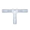 Cole-Parmer Hose Barb Fitting, Tee Union, Animal-Derivative-Free Polypropylene, Cleanroom Packed, 5/32" ID; 10/Pk