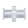 Cole-Parmer Luer Fitting, Straight Union, Natural Kynar®, Cleanroom Packed, Female Luer; 10/Pk