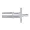 Cole-Parmer Luer to Hose Barb Fitting, Straight Adapter, Animal-Derivative-Free Polypropylene, Cleanroom Packed, Rotating Male Luer Lock x 5/32" ID; 10/Pk
