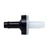 Cole-Parmer Miniature Check Valve, Nylon Housing, Silicone Diaphragm, 1/4" ID