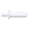 Cole-Parmer Luer to Hose Barb Fitting, Straight Adapter, White Nylon, Cleanoom Packed, Male Slip Luer x  1/16" ID; 10/PK