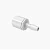 Cole-Parmer Luer Slip to Hose Barb Fitting, Straight Adapter, White Nylon, Cleanroom Packed, Stationary Male Luer Slip  x 5/32" ID; 10/Pk
