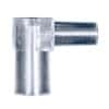 Cole-Parmer Luer Fitting, Elbow Union, Animal-Derivative-Free Polypropylene, Cleanroom Packed, Female to Male Slip Luer; 10/PK