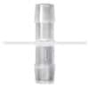 Cole-Parmer Port Disk Hose Barb Fitting, Engage™ 8402, Opposing Barb, Cleanroom Packed, 1/4" ID; 10/Pk