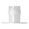 Cole-Parmer Port Disk Hose Barb Fitting, Polypropylene, No Dimples, Cleanroom Packed, 1/2" ID; 10/Pk
