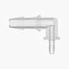 Cole-Parmer Hose Barb Fitting, Reducing Elbow, Animal-Derivative-Free Polypropylene, Cleanroom Packed, 1/8" ID x 1/16" ID; 10/Pk