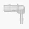 Cole-Parmer Hose Barb Fitting, Reducing Elbow, Animal-Derivative-Free Polypropylene, Cleanroom Packed, 1/2" ID x 1/4" ID; 10/Pk
