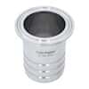 Cole-Parmer Fitting, 316L Stainless Steel, Straight, Sanitary Clamp to Hose Barb Adapter, 1-1/2" Clamp x 1-1/2" ID; 1/Each