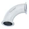 Cole-Parmer Fitting, 316L Stainless Steel, 90° Elbow, Sanitary Clamp Union, 3/4"; 1/Each