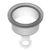 Cole-Parmer Sanitary Fitting, Straight Reducer, Polypropylene, 3" x 1-1/2"; 1/Each