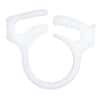 Cole-Parmer Hose Clamps, Acetal Copolymer,  0.24" - 0.26"  ID, White 100/Pk