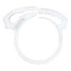 Cole-Parmer Hose Clamps, Acetal Copolymer, 0.61 - 0.72" ID, White 100/Pk