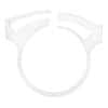 Cole-Parmer Hose Clamps, Acetal Copolymer, 0.92 - 1.05" ID, White 100/Pk
