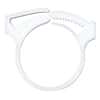 Cole-Parmer Hose Clamps, Acetal Copolymer, 1.11 - 1.27" ID, White 100/Pk