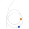 Cole-Parmer PVC 2-Stop Pump Tubing with Flared Ends, 0.25 mm, Orange/Blue; 12/Pk