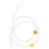 Cole-Parmer PVC 2-Stop Pump Tubing with Flared Ends, 0.51 mm, Orange/Yellow; 12/Pk