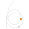 Cole-Parmer PVC 2-Stop Pump Tubing with Flared Ends, 0.64 mm, Orange/White; 12/Pk