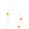 Cole-Parmer Peroxide-Cured Silicone 3-Stop Pump Tubing, 0.89 mm, Orange/Orange; 12/Pk